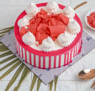 Vanilla raspberry Cake